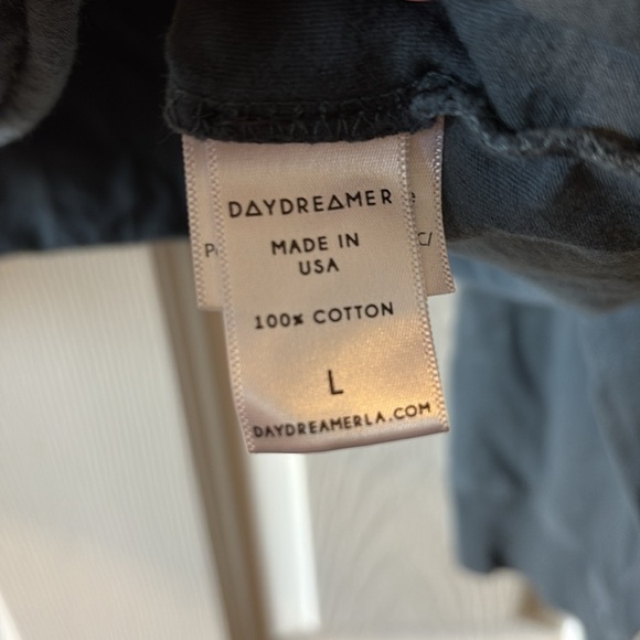 Daydreamer EUC AC/DC Gray Graphic Long Sleeve Shirt size L - Picture 4 of 7